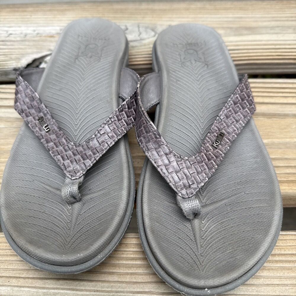 Women's Yoga Flip Flops with Arch Support Kuailu Flip Flop Sandals US 8 EU 39
